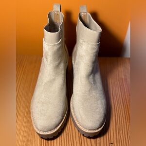 DV by Dolce Vita Cream Ankle Booties